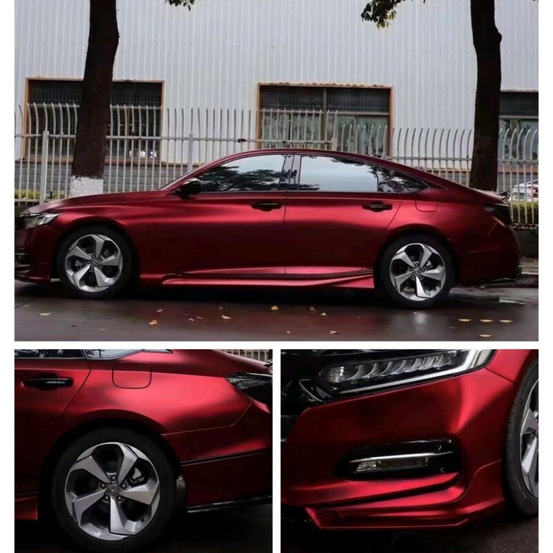 Car Color Changing Film Pet Electroplating Romanee Red Venom Green Alexander Silver Cross-Border Hot-Selling Model Factory Direct Sale