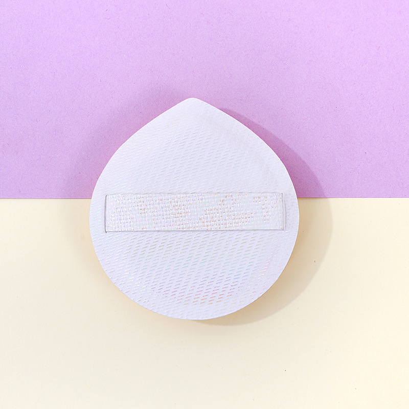 Personalizado de alta gama 100 puntos soplo de polvo de algodón de azúcar bomba Q no come polvo, esponja de maquillaje de poliuretano de doble uso húmedo y seco cojín de aire