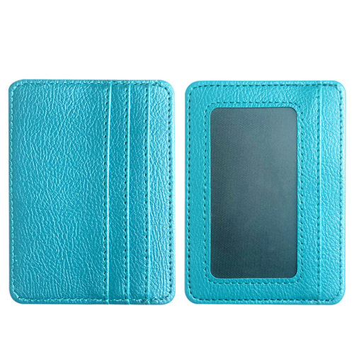 Wholesale anti-theft RFID leather PU card holder for women, small and exquisite, universal card case with large capacity card slots
