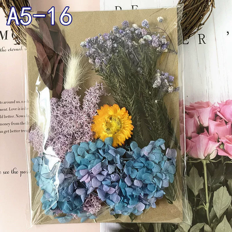 Materials set, postcard flower-shaped, handmade, bouquet, wholesale