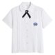 Taiwan school uniform suit attached jk uniform for middle school students white shirt junior and senior high school students college graduation photo summer class uniform
