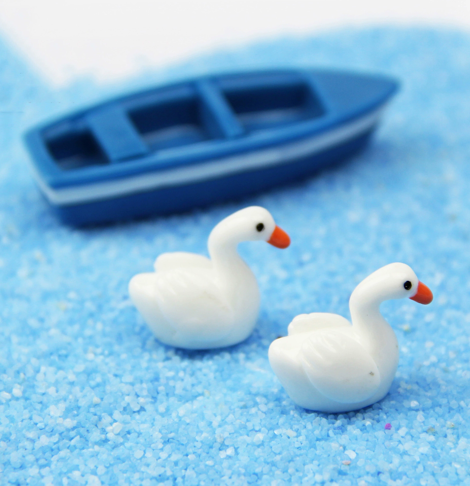 Моховые микро Ландшафтные украшения DIY декоративные украшения аксессуары из смолы оптом Белый Лебедь прямые продажи