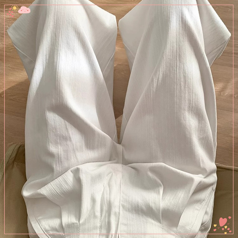 2026 Spring High-Waisted Imitation Silk Gathered Three-Quarter Pants for Girls, Irregular Paratrooper Casual Pants, Summer Thin Style 2026 Spring High-Waisted Imitation Silk Gathered Three-Quarter Pants for Girls, Irregular Paratrooper Casual Pants, Summer Thin Style