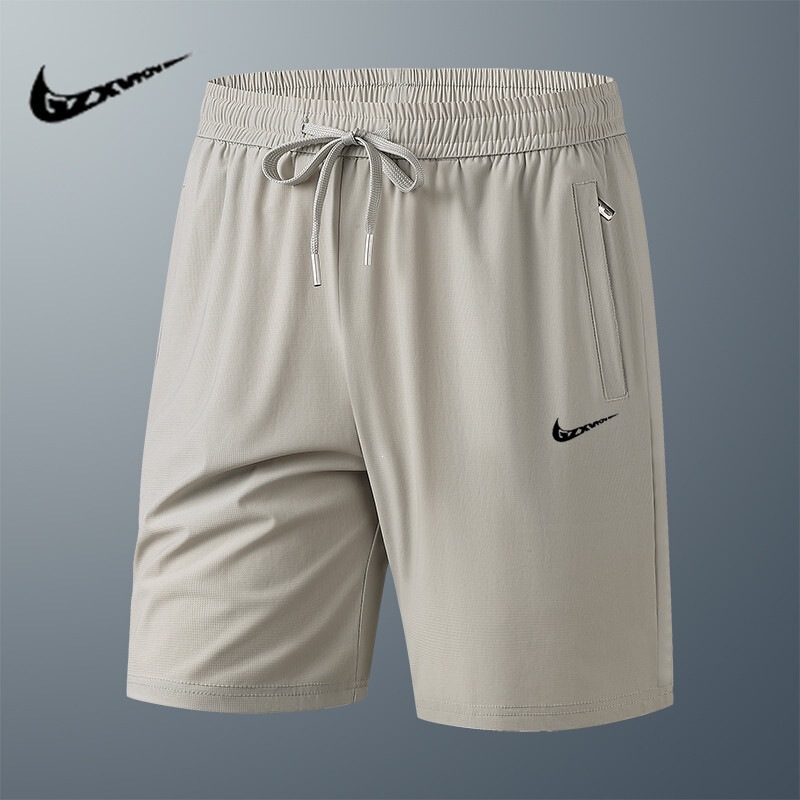 Ice silk breathable quick-dry shorts for men, summer outdoor sports casual men's pants, basketball beach shorts for men