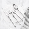 Tableware stainless steel, set, coffee fork, increased thickness, 3 piece set