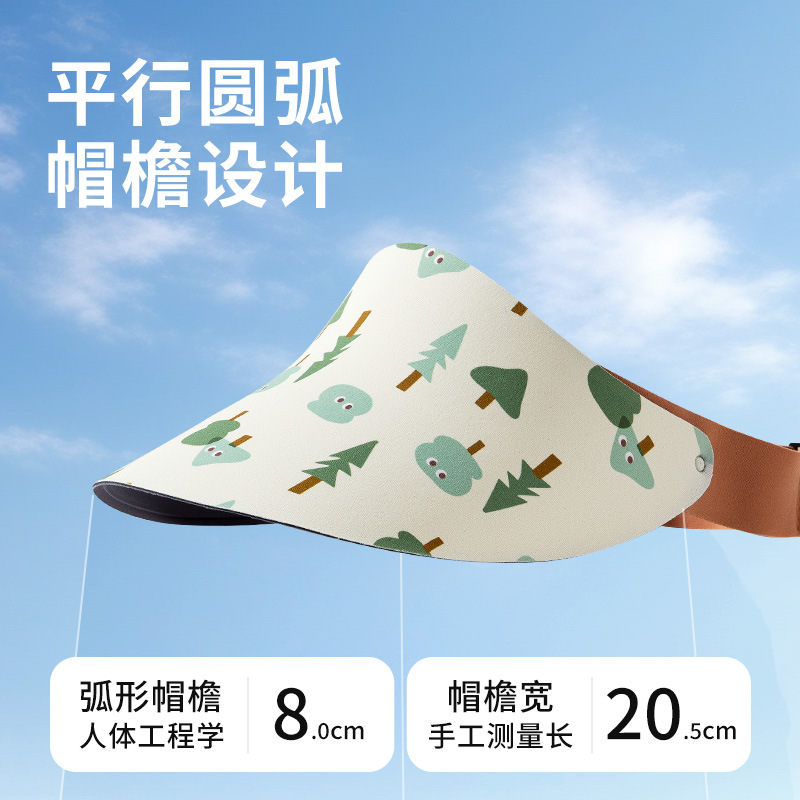 2025 verano nuevo sombrero para el sol para niños protección UV sin costuras sombrero deportivo ajustable para niños y niñas