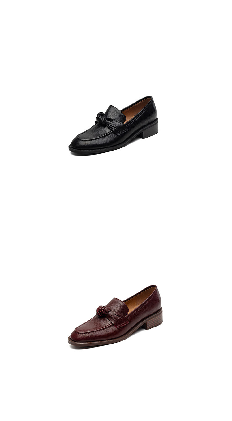 ライオンズ ぺちゃこ CHIKO Mikelena Round Toe Block Heels Loafers Shoes