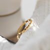 Sophisticated brand advanced design ring, simple and elegant design, high-quality style, light luxury style