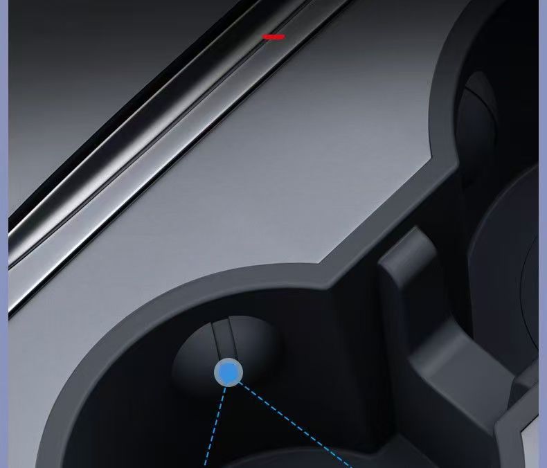 Suitable for Tesla Model 3/Y/Yl Central Control Water Cup Holder Water Cup Slot Tpe Cup Sleeve Accessories Modified Car