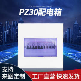 PZ-30照明配电箱 明装 暗装 8-60回路 梅兰箱 模数化终端箱电表箱