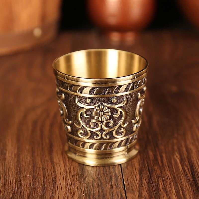 브론즈 배럴 와인 잔 [대형 75ml]