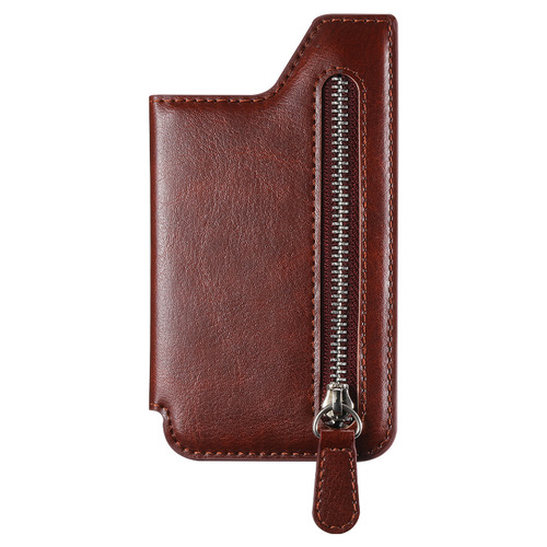 Back-mounted mobile phone card bag multi-function creative card holder card bag card case zipper mobile phone case DIY free matching