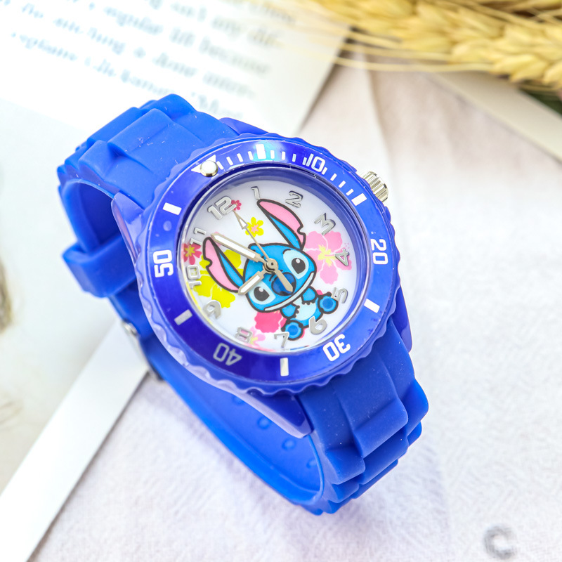 children's silicone cartoon quartz small cute watch for men and…
