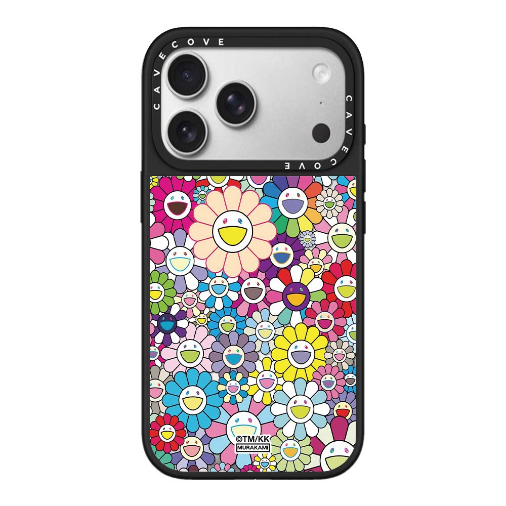 Full screen rainbow sunflower authentic mirror