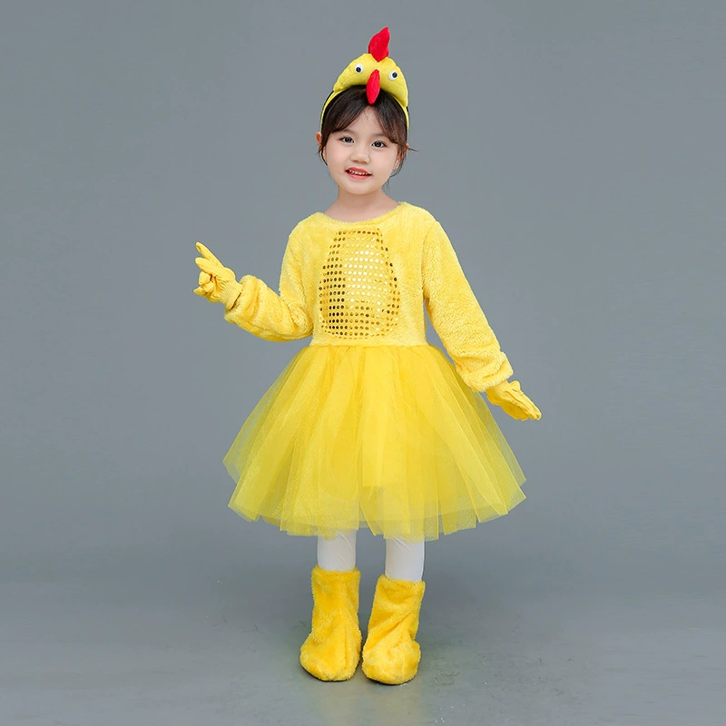 Детский костюм (B.Duck) дизайн утка и цыпленок, шляпа/ободок, размеры 110–160 см