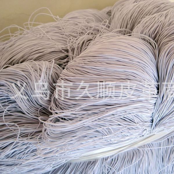 供应42#乳胶丝打揽弹力线 眼镜戒指手表细弹力吊牌线包芯弹力线