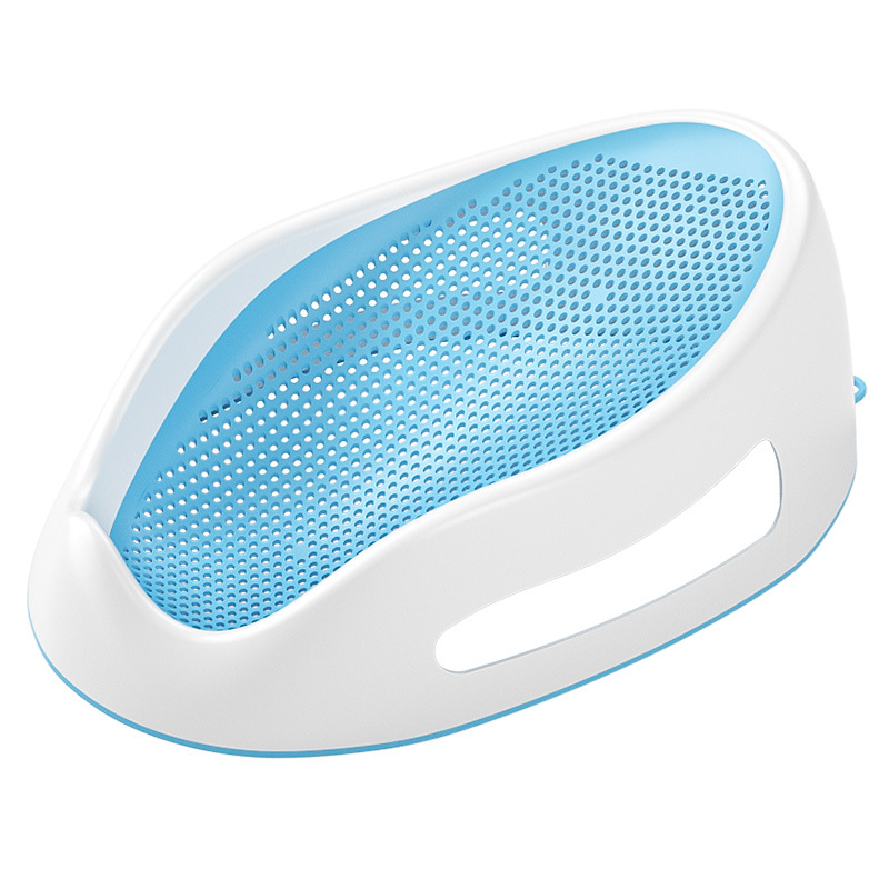 Rejilla de baño para bebé, red de baño, puede sentarse y acostarse, soporte de soporte para bebé, cojín antideslizante, baño para recién nacidos, marco de baño para bebé plegable