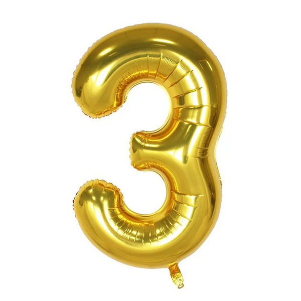 digital golden blue fuchsia balloon