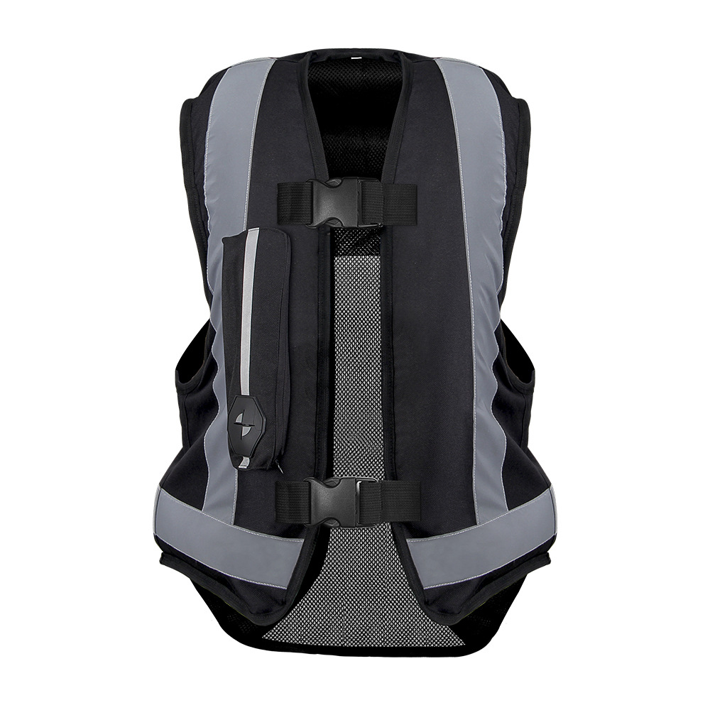 Nuevo chaleco airbag de segunda generación, chaleco de seguridad, chaleco protector, anticaídas, resistente al desgaste, equipo de motociclismo inflable.