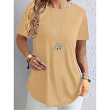 G 68006 Solid back button tee ��ɫ����Ŧ�� T ���羳����