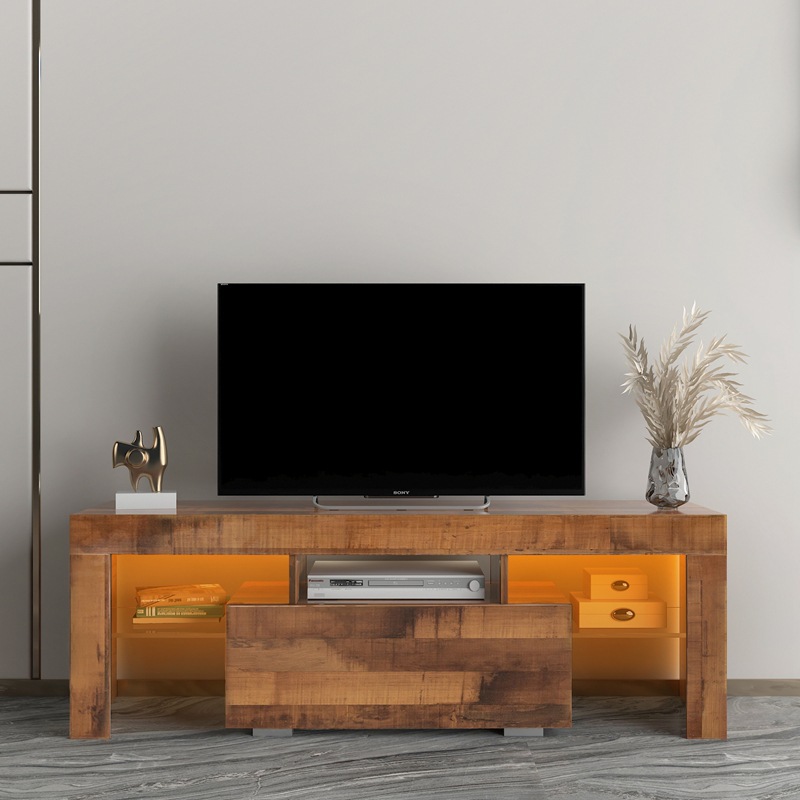 Pequeño apartamento sala de estar dormitorio simple TV gabinete casa piso bajo armario multi-color TV gabinete