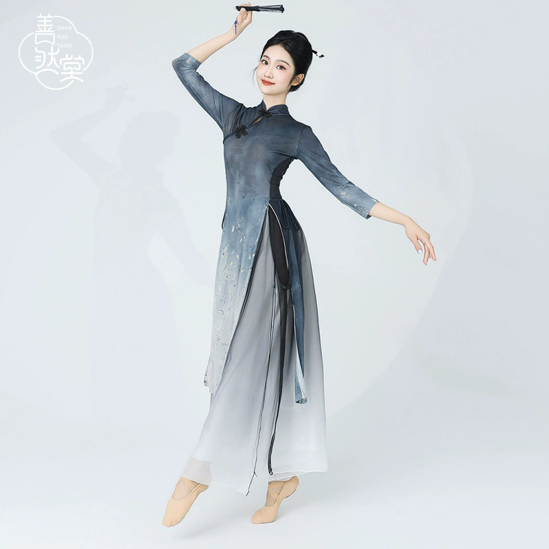 Летний классический танец Shan Rantang Cheongsam танцевальный костюм