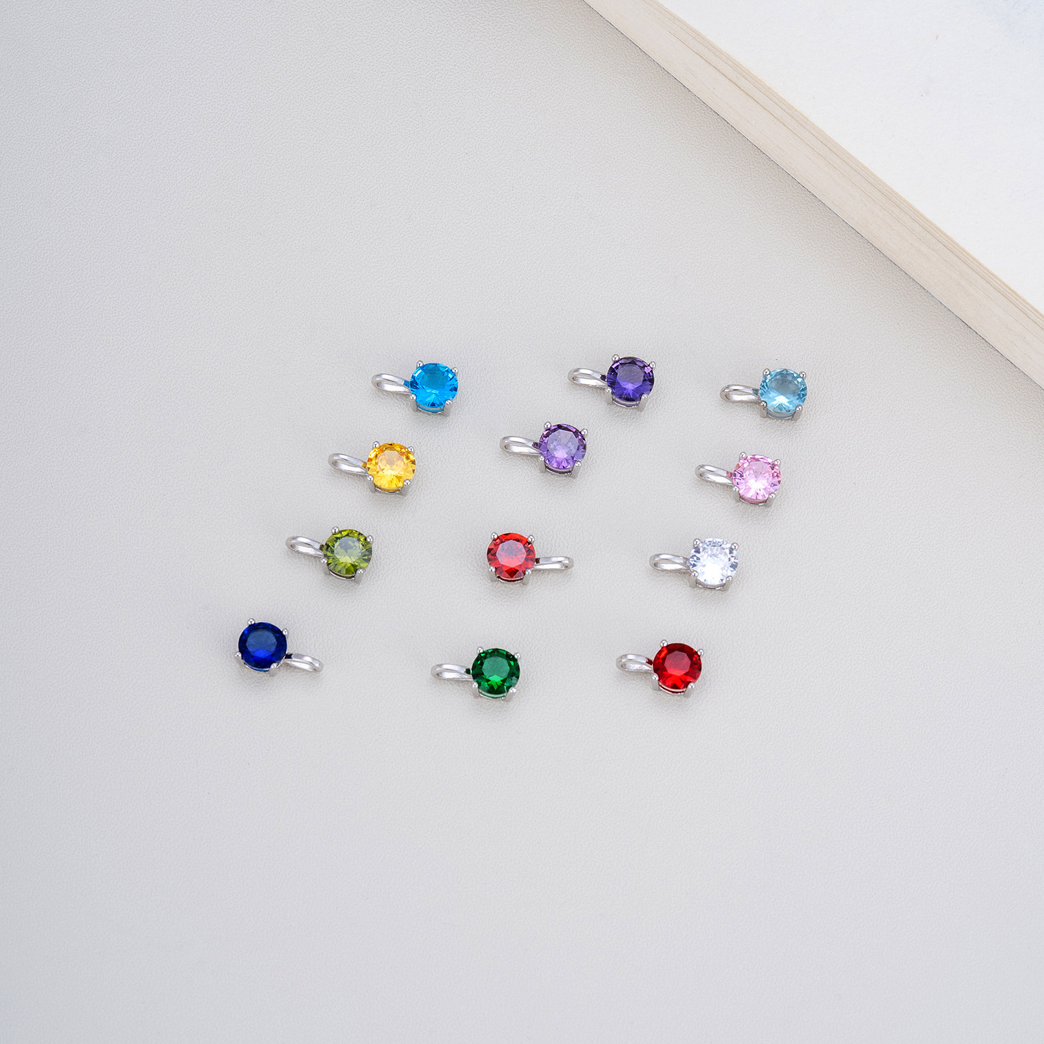 classic stone inlay with zircon