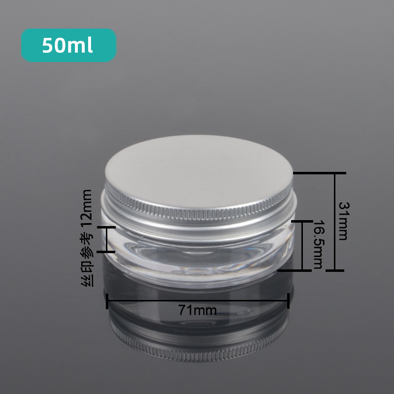 200ml Aluminum Cap Transparent Wide Mouth Bottle with Various Specifications Pet Universal Seal Factory Price Honey Nuts Roasted Seeds and Nuts Snack Jar