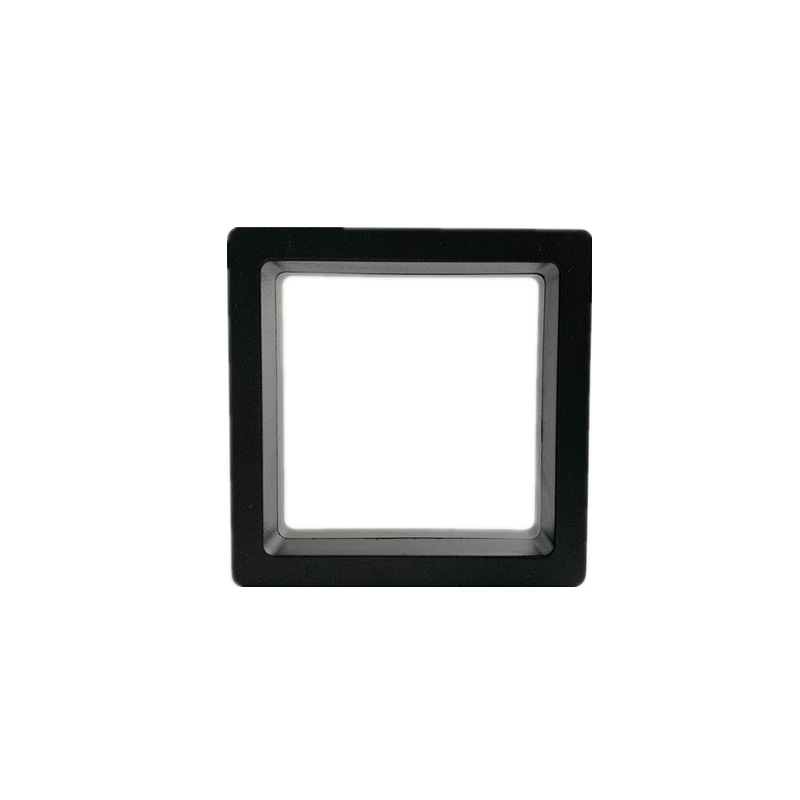 Portable Anti-oxidation PE Film Ear Clip Necklace Transparent Film Box Ring Earrings Earrings Earrings Jewelry Storage Box