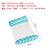 Two tube oblique stripes blue