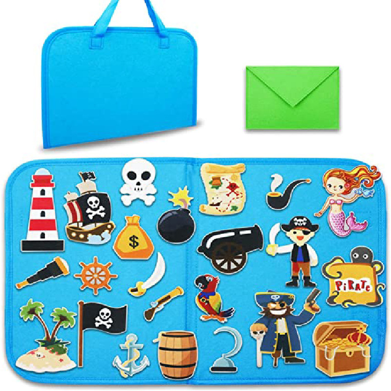 Spot Felt Storyboard Set Toddler Felt Storyboard Preschool Children Montessori Storytelling Gift