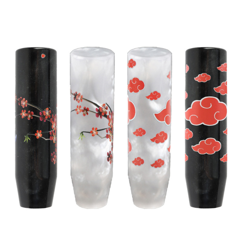 Cross-Border Foreign Trade Automotive Accessories Personalized Decoration Modified Gear Shift Knob Jdm Cylindrical Universal with Gear Lever