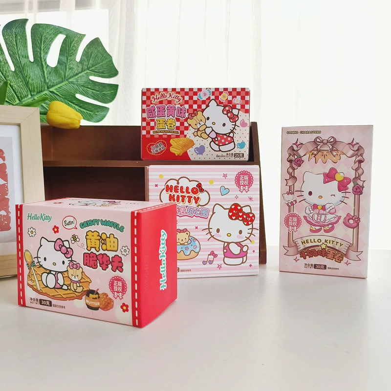 Набор снеков (Sanrio Hello Kitty) — печенье, вафли и рулеты, многосерийный праздничный подарок