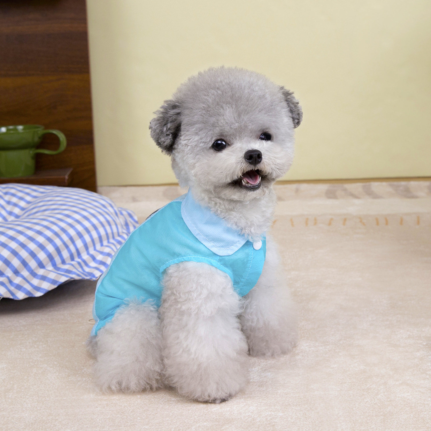 Spring/Summer Lightweight Comfortable Cooling Pet Sun Protection Clothing Ultra Thin Polyester Fabric Dog Clothes_voghion.com