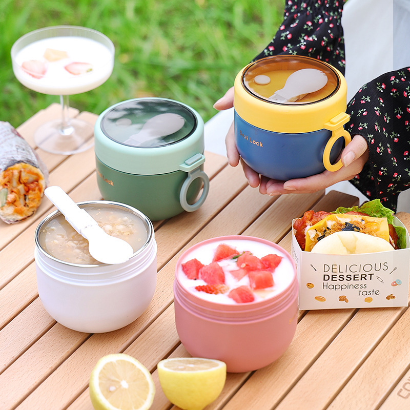 304ステンレススープカップ朝食牛乳携帯スープ缶学生出勤鮮度保持ボウルオート麦カップ電子レンジ加熱|undefined