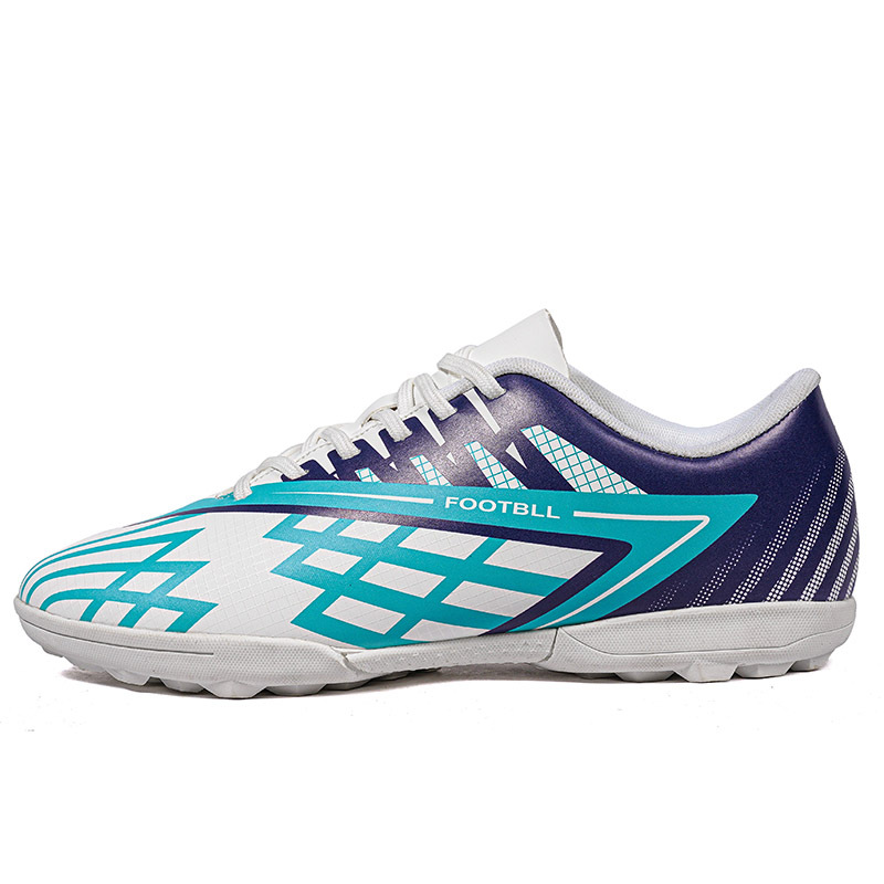 2025 nuevo éxito transfronterizo juveniles, niños, estudiantes, zapatos de fútbol masculinos y femeninos, zapatos de fútbol de clavos largos, zapatos de fútbol de clavos