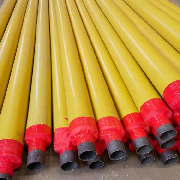 聚氨酯发泡无缝保温钢管预制直埋大口径DN200热力供暖管道厂家