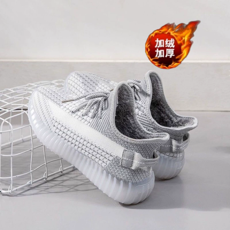 Осенне-зимняя новая обувь из кокоса, мужская и женская утолщенная теплая дышащая повседневная универсальная спортивная обувь для бега Torre на флисовой подкладке