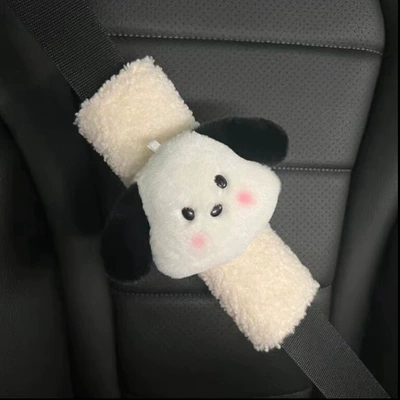 Car Winter Plush Headrest: Headrest - pacha-dog-shoulder-pad-single