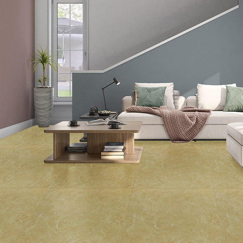 Vinyl flooring, marble-look self-adhesive tiles with backing adhesive, stone plastic flooring, renovation for old houses and shops, full adhesive facing.