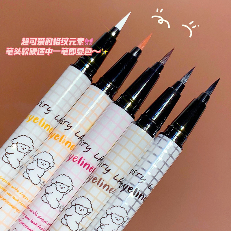Cosmetics WODWOD colour Eyeliner Liquid Pen Novice beginner Color Quick drying waterproof Easy Halo Eyeliner