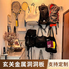 ♔定 制家政柜洞洞板戴森吸尘器收纳置物架支持磁吸一体折弯高强