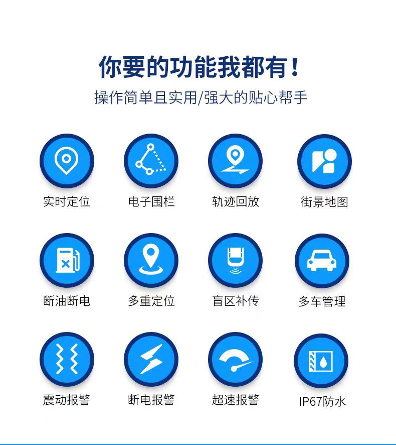 Cross-border exclusive GPS tracker 4G+2G network GPS locator IP67 waterproof with built-in antenna