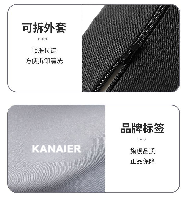 Car Headrest and Lumbar Support Memory Foam Lumbar Cushion Neck Pillow Universal for All Seasons Backrest Car Support Lumbar and Neck Protection