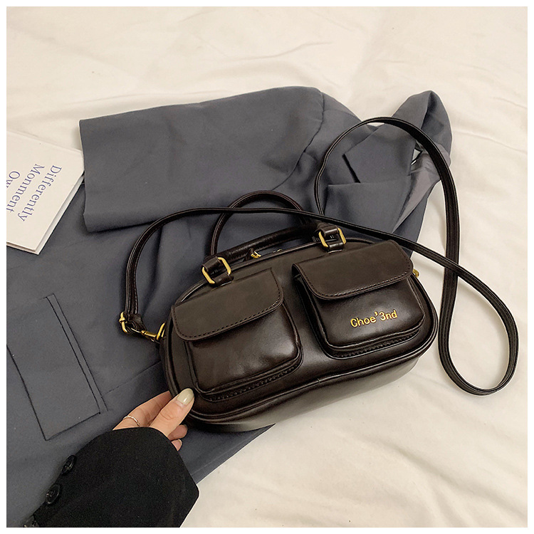 Retro Damen Umhängetasche Korean Style Handtasche Kissen Tasche_voghion.com
