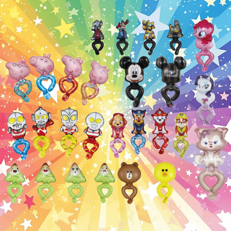 Manufacturer Wholesale Wrist Balloons, Mixed and Matched Balloons, Small Gifts, Cartoon Aluminum Film, Street Stalls, Children's Toys and Gifts