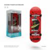 Bearing for finger, small skateboard, toy with two curved ends, board games indoor