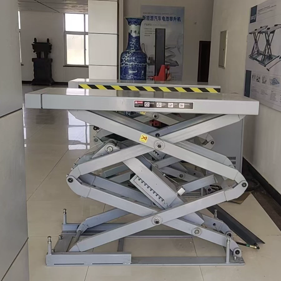 Подъемник ножничный Tujia Shite TJST-7430 малой грузоподъемности для подъема 3 тонн, подставка для технического обслуживания автомобилей.