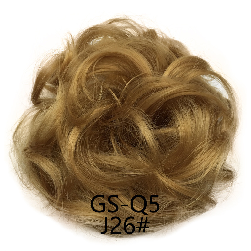 Europa y los Estados Unidos pelucas anillo de pelo de bolas cabeza cuerda elástica peludo natural peludo peludo transfronterizo