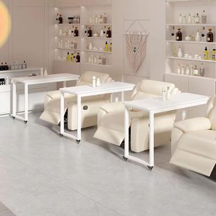 (Chain Store Configuration) Movable Manicure Table Sofa Table with Wheels Simple Multi-Functional Cross Sofa Table Leidezhu